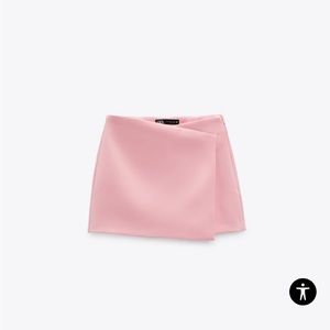 Zara Pink ASYMMETRIC SKORT